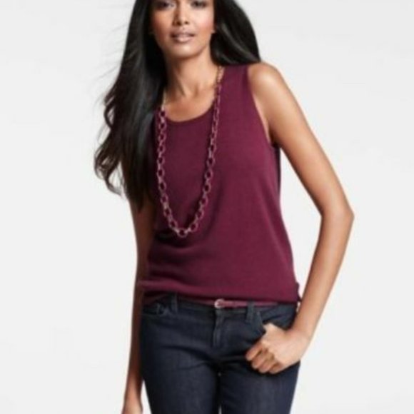 NWT Ann Taylor Collectible Cashmere Shell SP - Picture 1 of 5